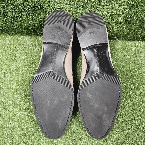 Elegant Men's Beige Suede Slip-On Loafers - Picture 7 of 9